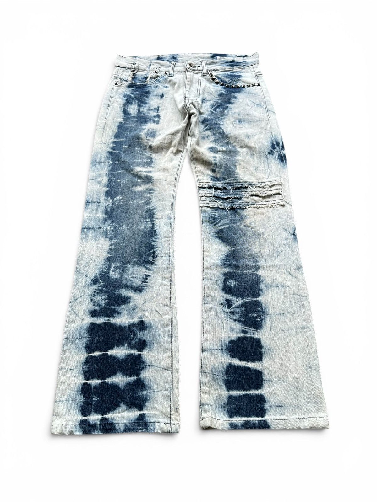 semanticdesign 31/28 - S/S 2008 Semanticdesign bleach studded pocket jeans Size US 31 - 3 Thumbnail