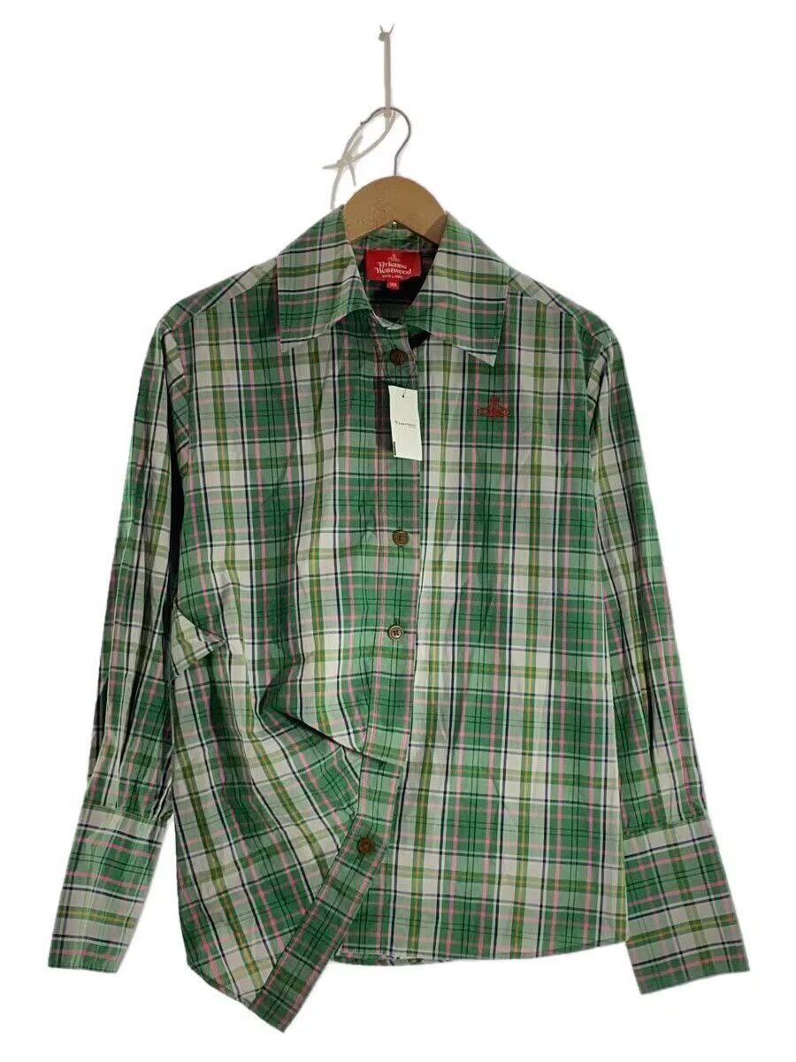 Vivienne Westwood Aymstetrical Orb Plaid Button Shirt Size M / US 6-8 / IT 42-44 - 1 Thumbnail