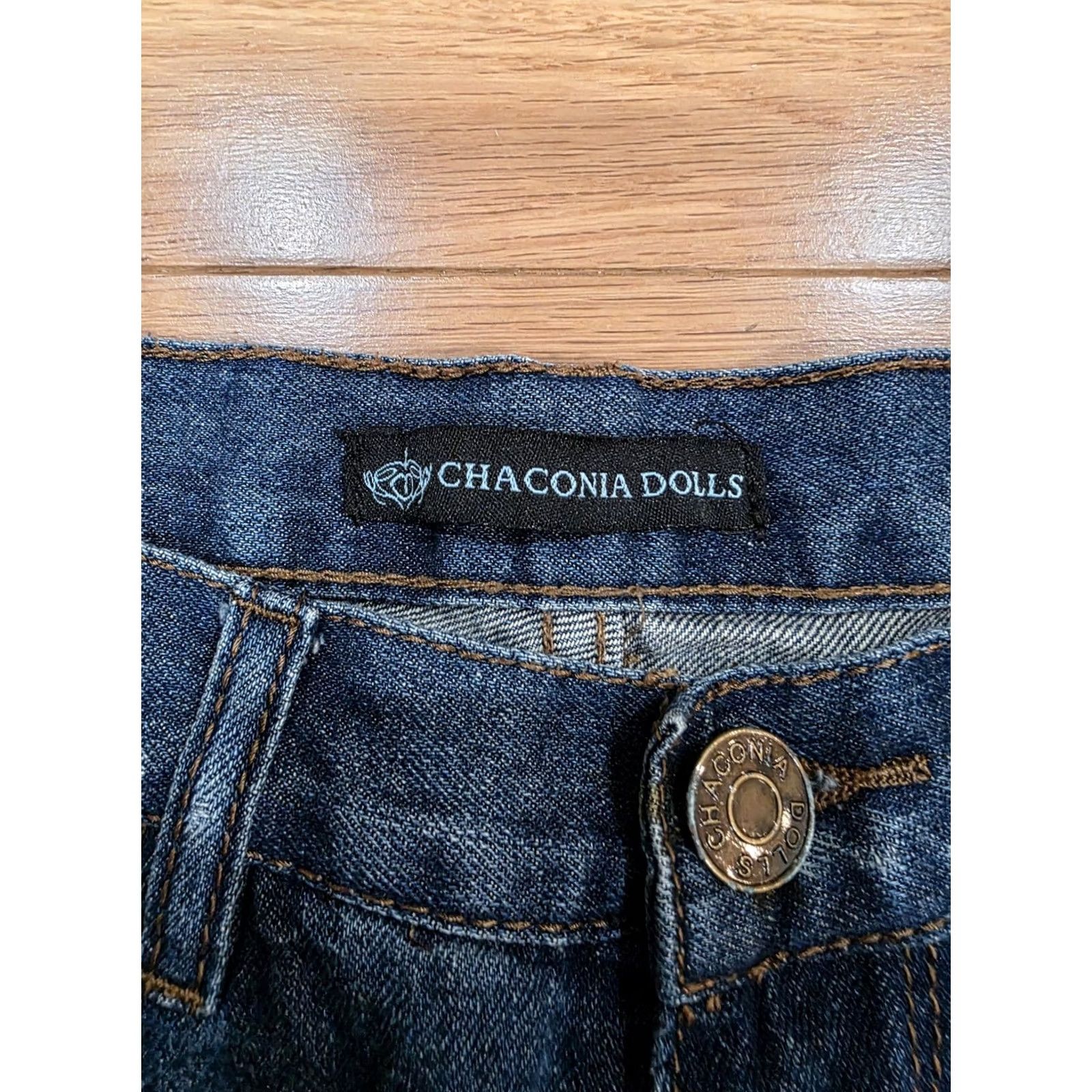 Greats Chaconia Dolls Women’s Jeans Shorts Shaping Blue 27 Regular Size 32W 17L 6In Inseam Great Shape Size 27" / US 4 / IT 40 - 3 Thumbnail
