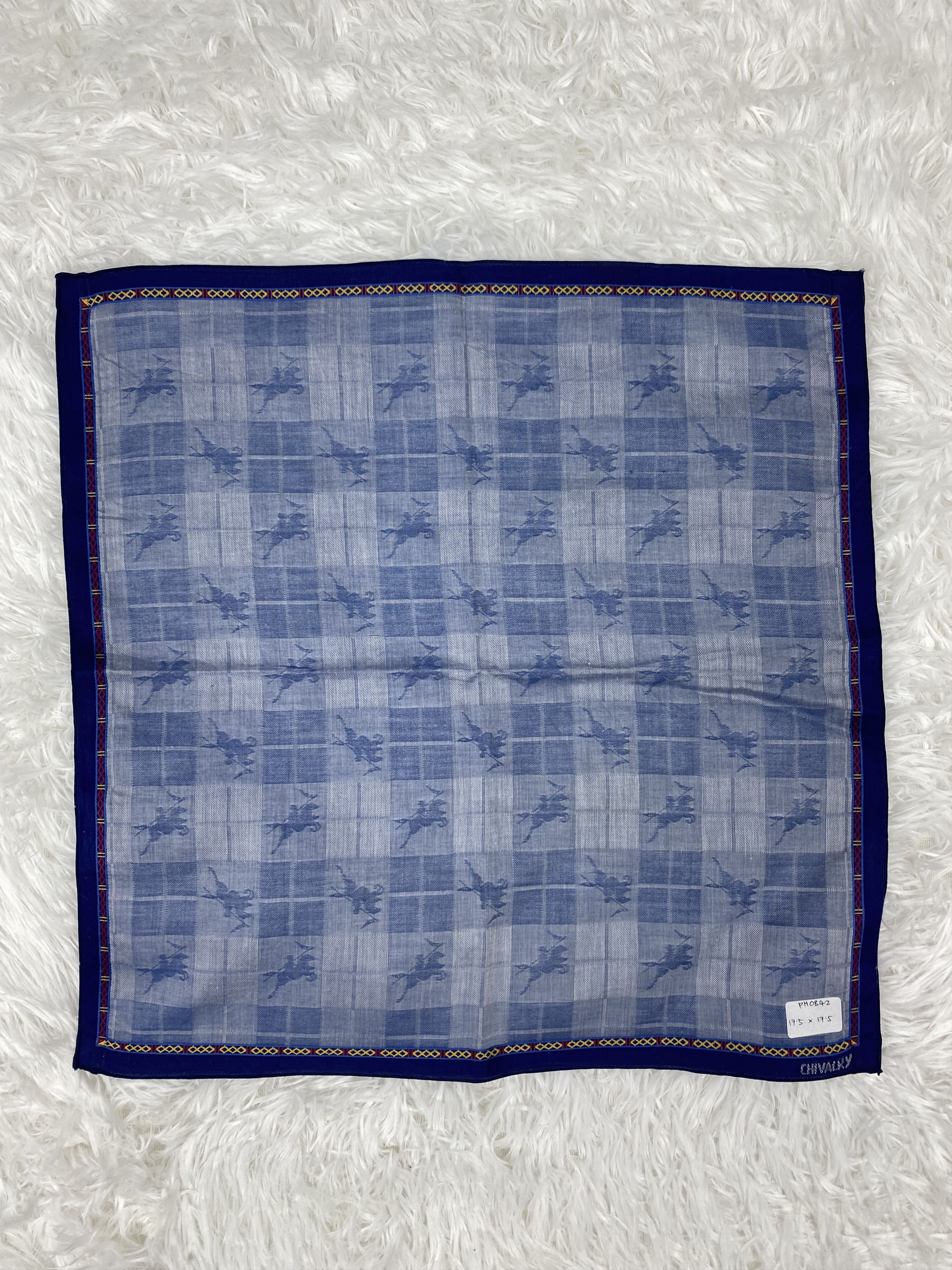 Vintage Vintage Chivalry Handkerchief Neckerchief PH0842 Size ONE SIZE - 3 Thumbnail