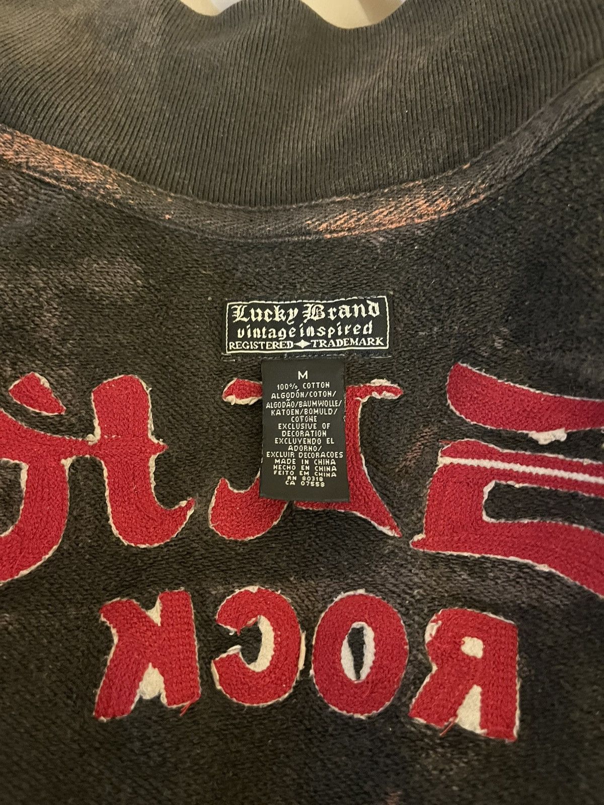 Lucky Brand Vintage Lucky Brand Osaka Rock Tour Zip Jacket Size M / US 6-8 / IT 42-44 - 3 Thumbnail