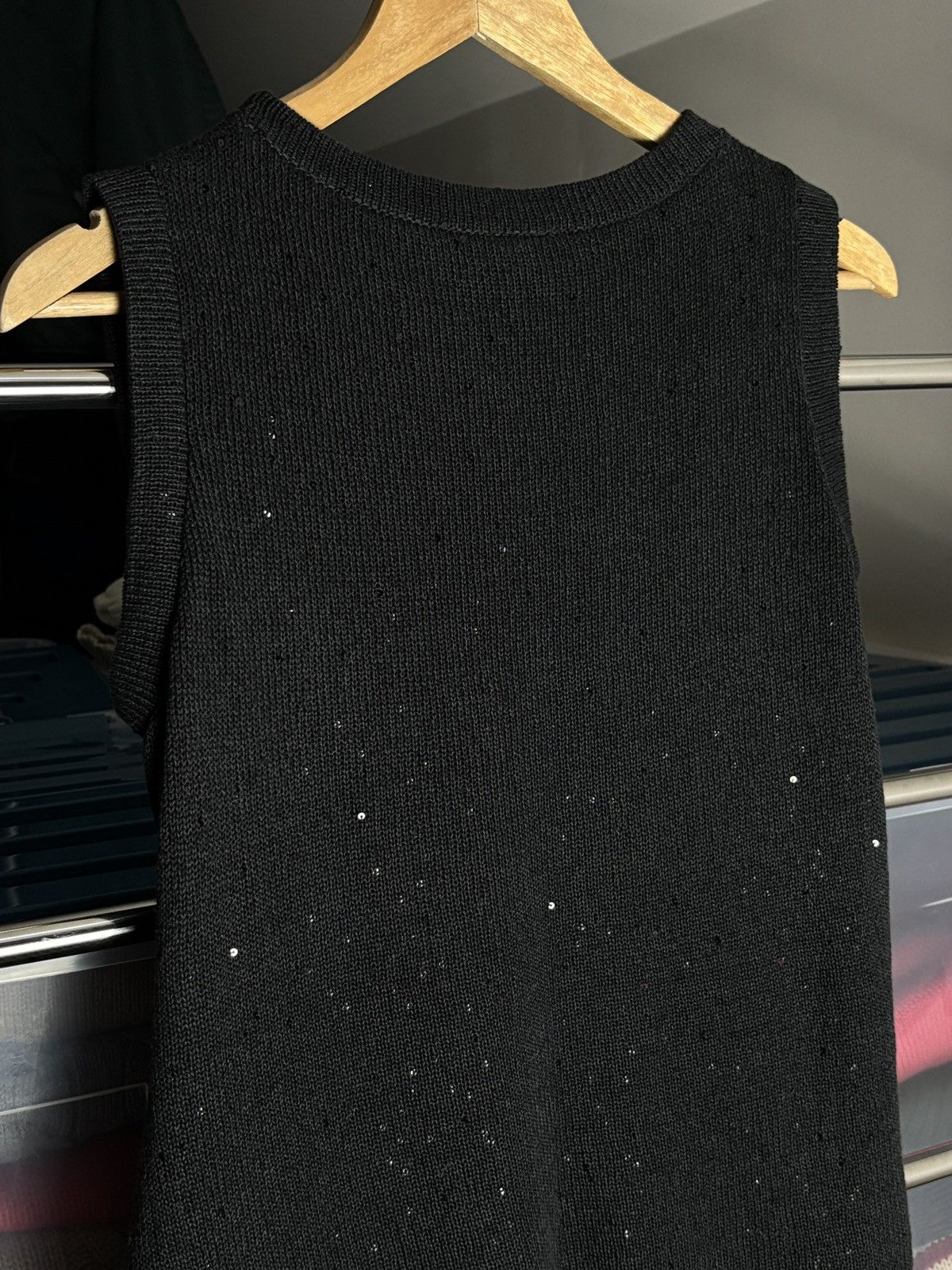 Brunello Cucinelli Brunello Cucinelli Linen & Silk Midi Sequin Luxury Dress Size M / US 6-8 / IT 42-44 - 9 Thumbnail