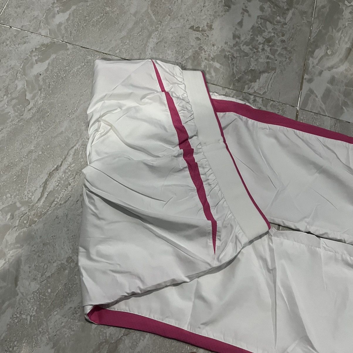 Nike Nike Women White Pink Track Pant Size 27" / US 4 / IT 40 - 5 Thumbnail