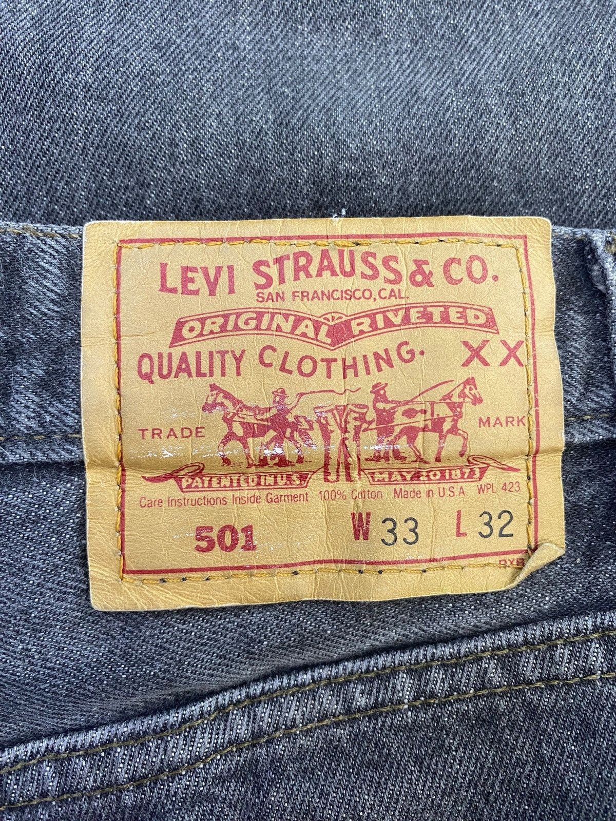 Levi's Levi’s 501 Light Faded Wash Style Straight Cut Jeans Size US 32 / EU 48 - 10 Thumbnail