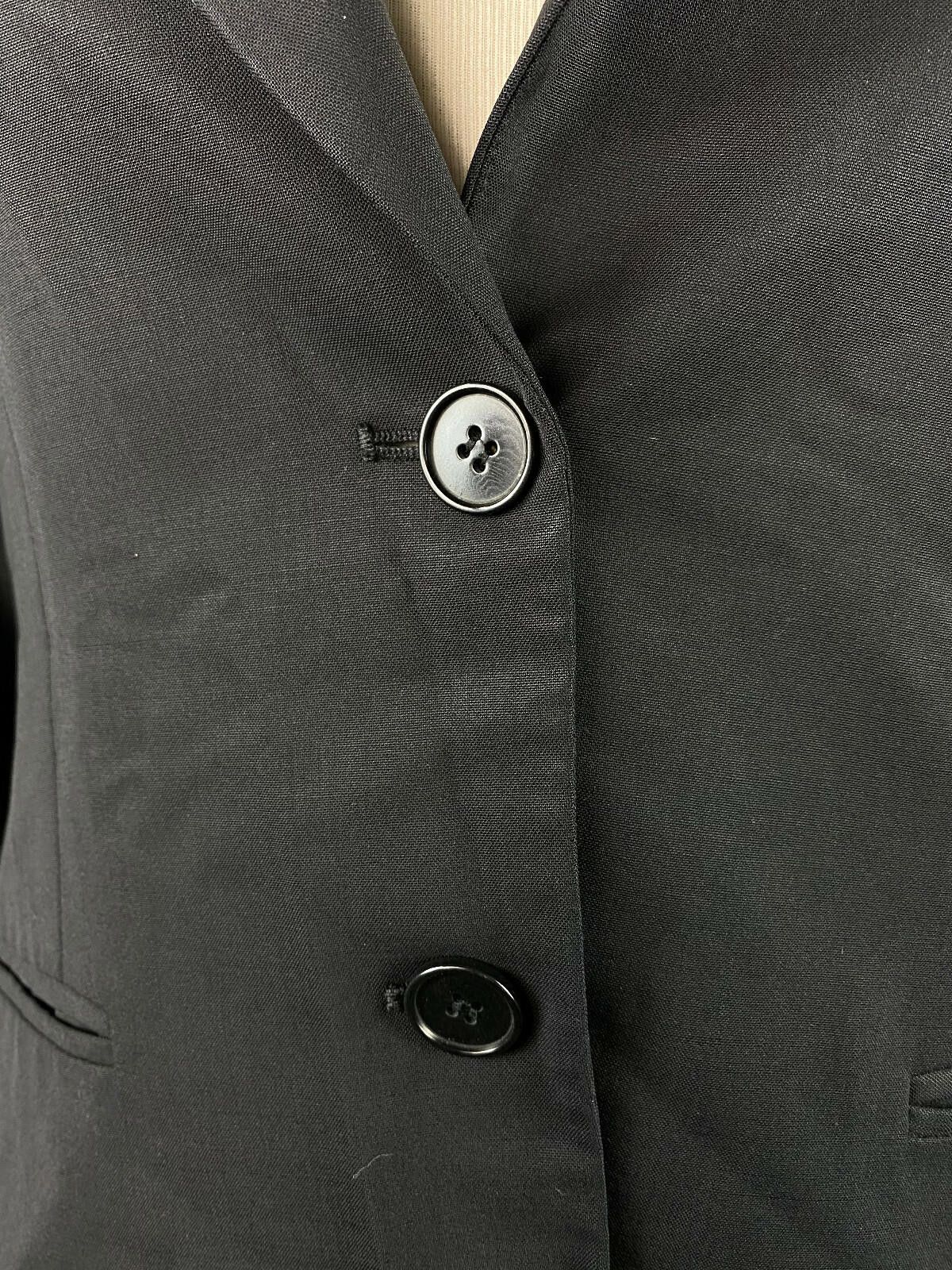 Theory Ladies Theory Black Two Button Blazer Jacket Size 9 Size M / US 6-8 / IT 42-44 - 3 Thumbnail