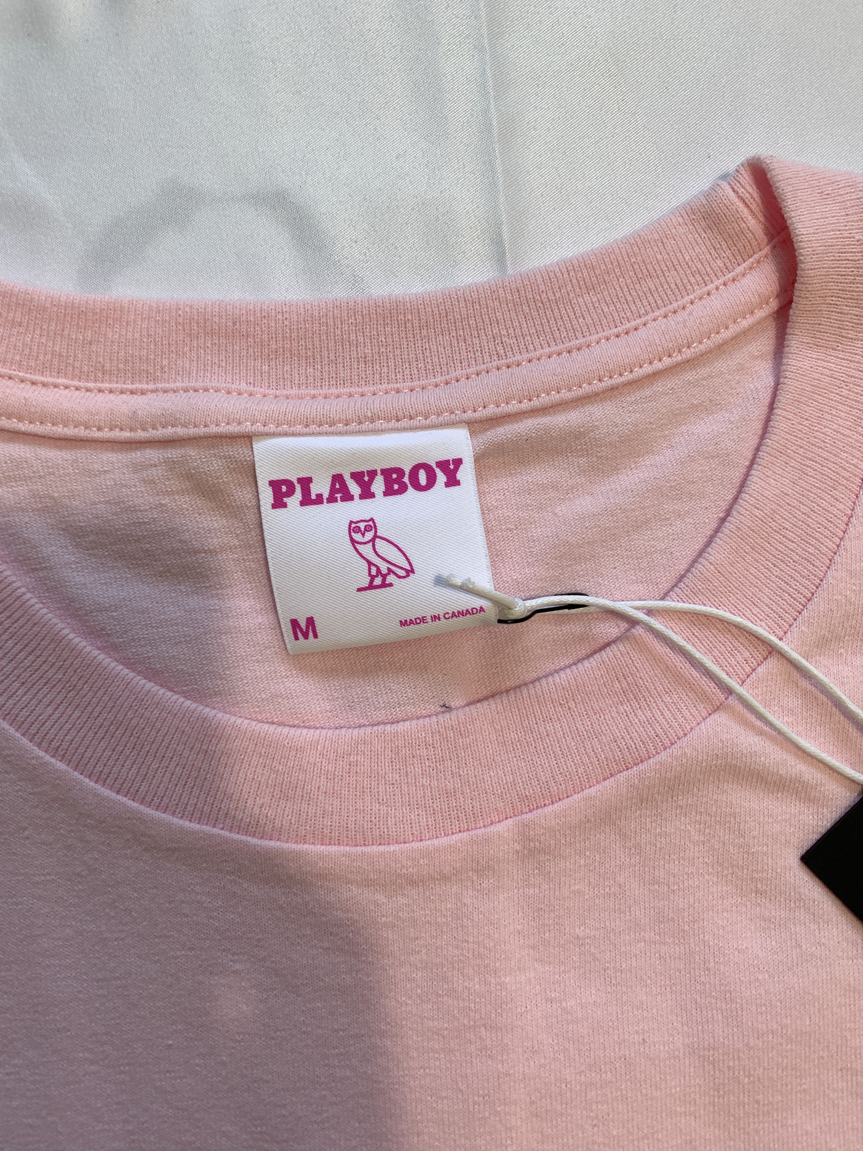 Drake OVO X PLAYBOY PINK OG BUNNY T-SHIRT - Medium Size US M / EU 48-50 / 2 - 8 Thumbnail