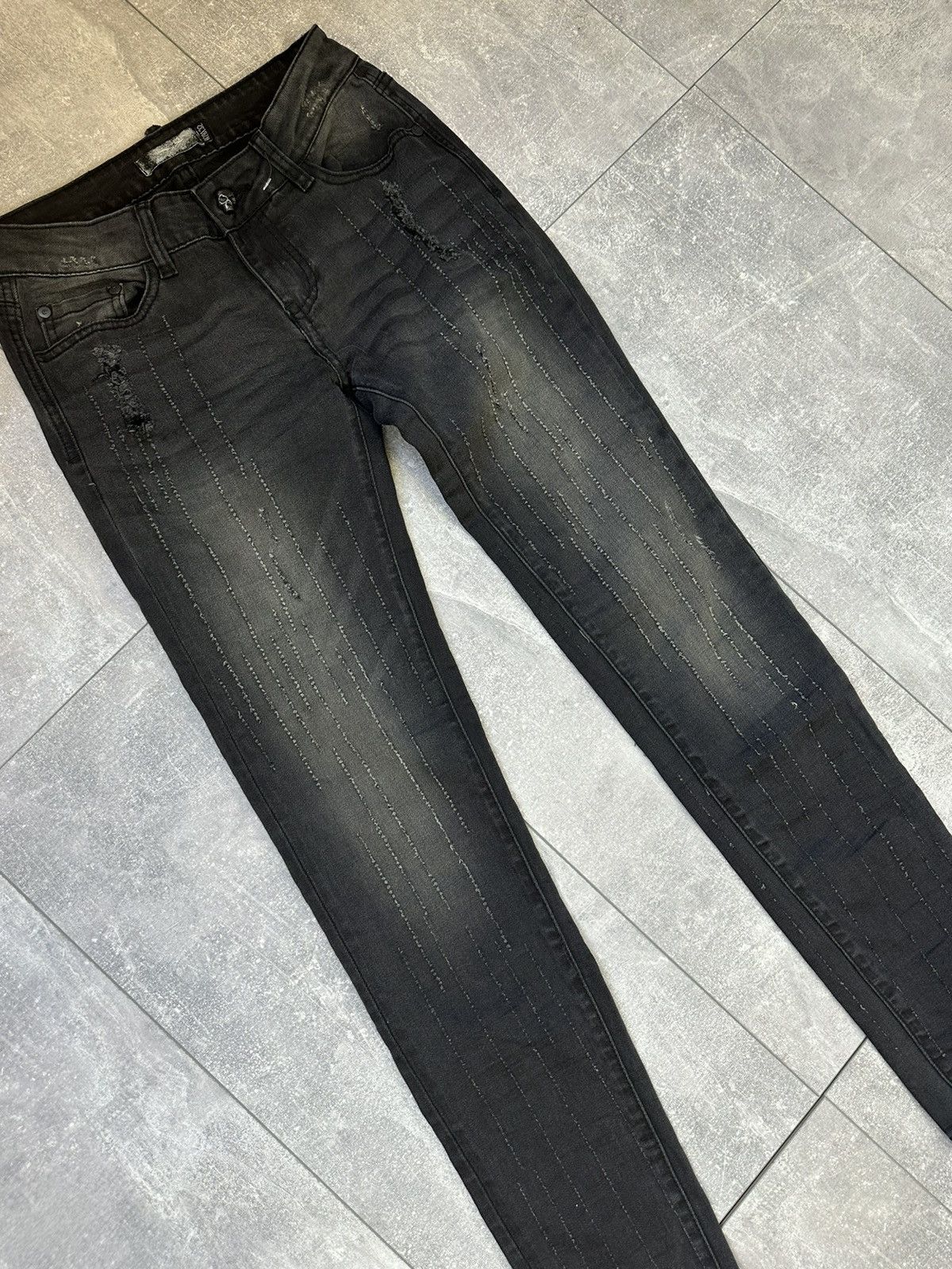 Band Tees × Hard Rock Cafe × Vintage Women’s jeans pants Rock Rebel Size 28" / US 6 / IT 42 - 8 Thumbnail
