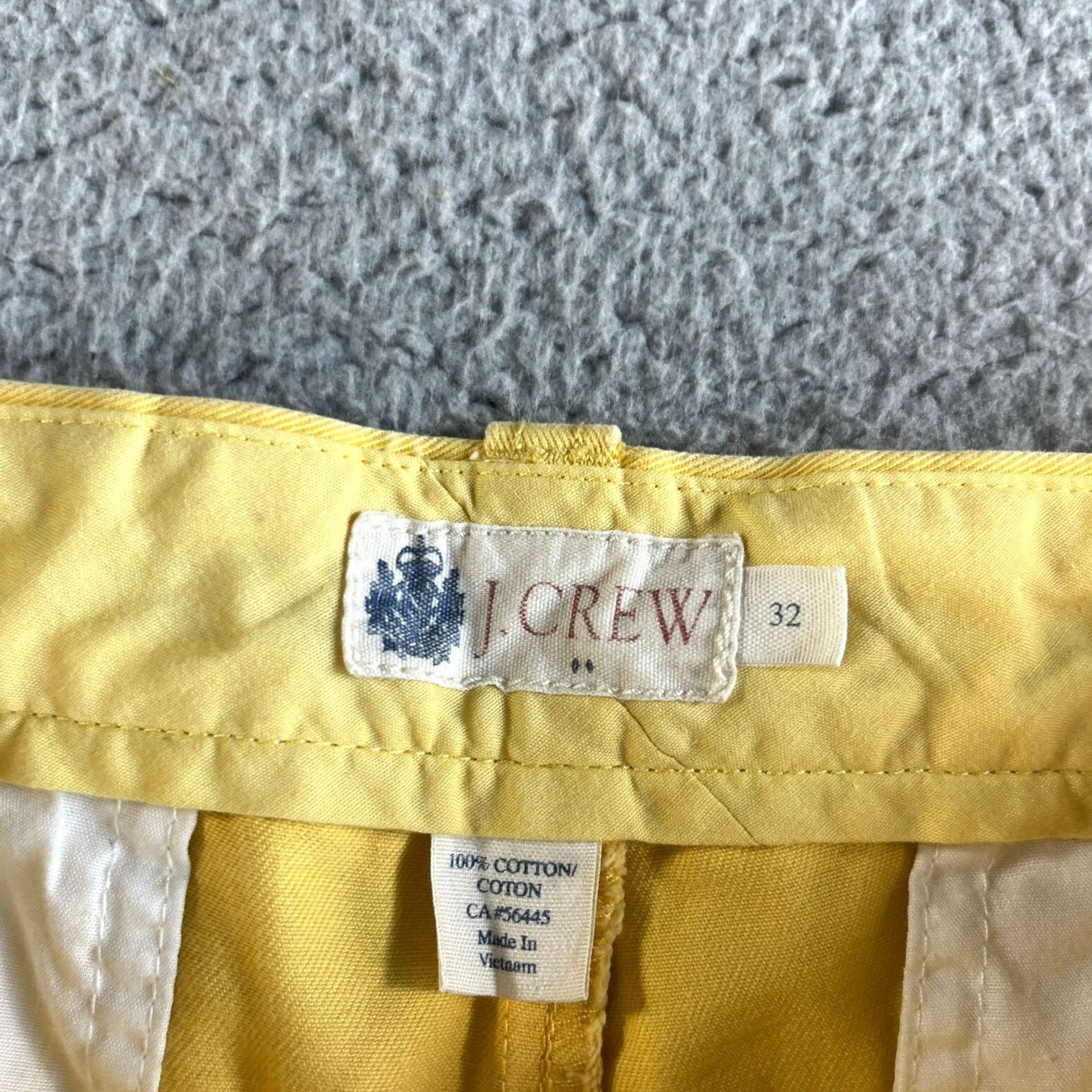 J.Crew J.CREW Shorts Mens 32 Yellow Chino Flat Front Beach Outdoor Preppy Casual Regular Inseam 10 in Size US 32 / EU 48 - 3 Thumbnail
