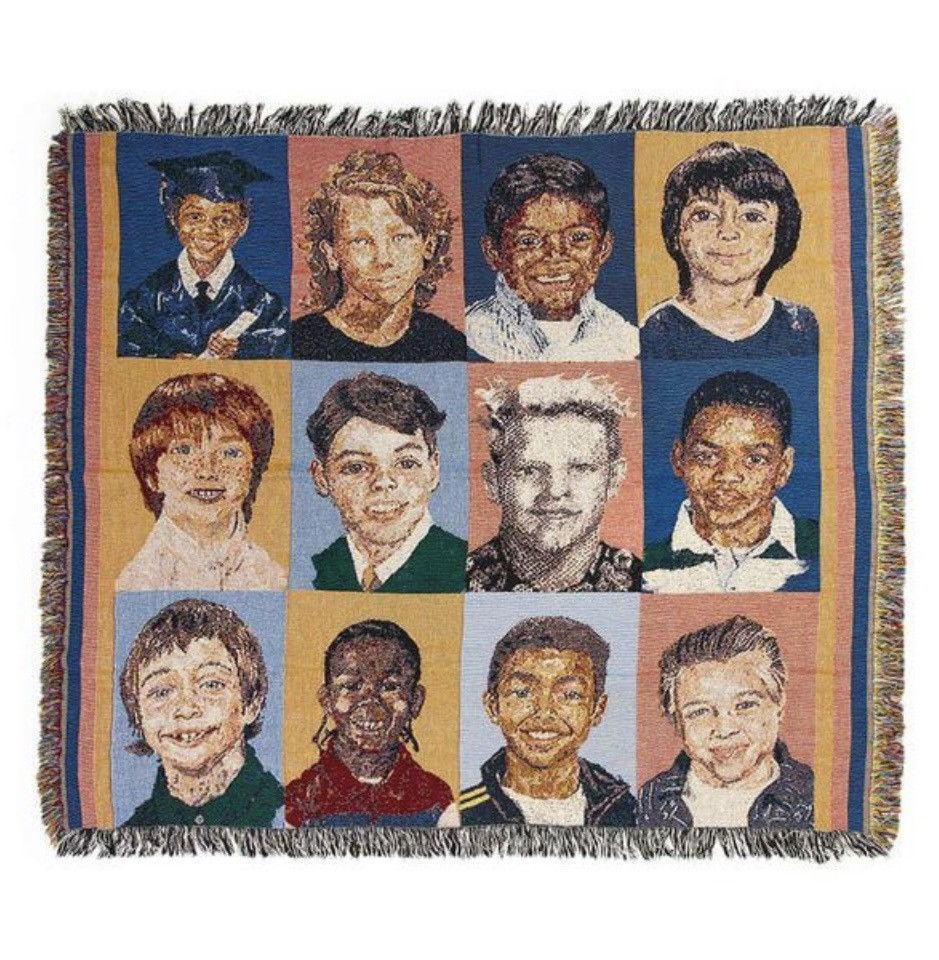 Fucking Awesome Fucking awesome felt class photo blanket | Grailed