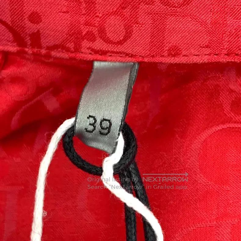 Dior Dior 23 red logo dark pattern jacquard full print mulberry Size US XXS / EU 40 - 6 Thumbnail