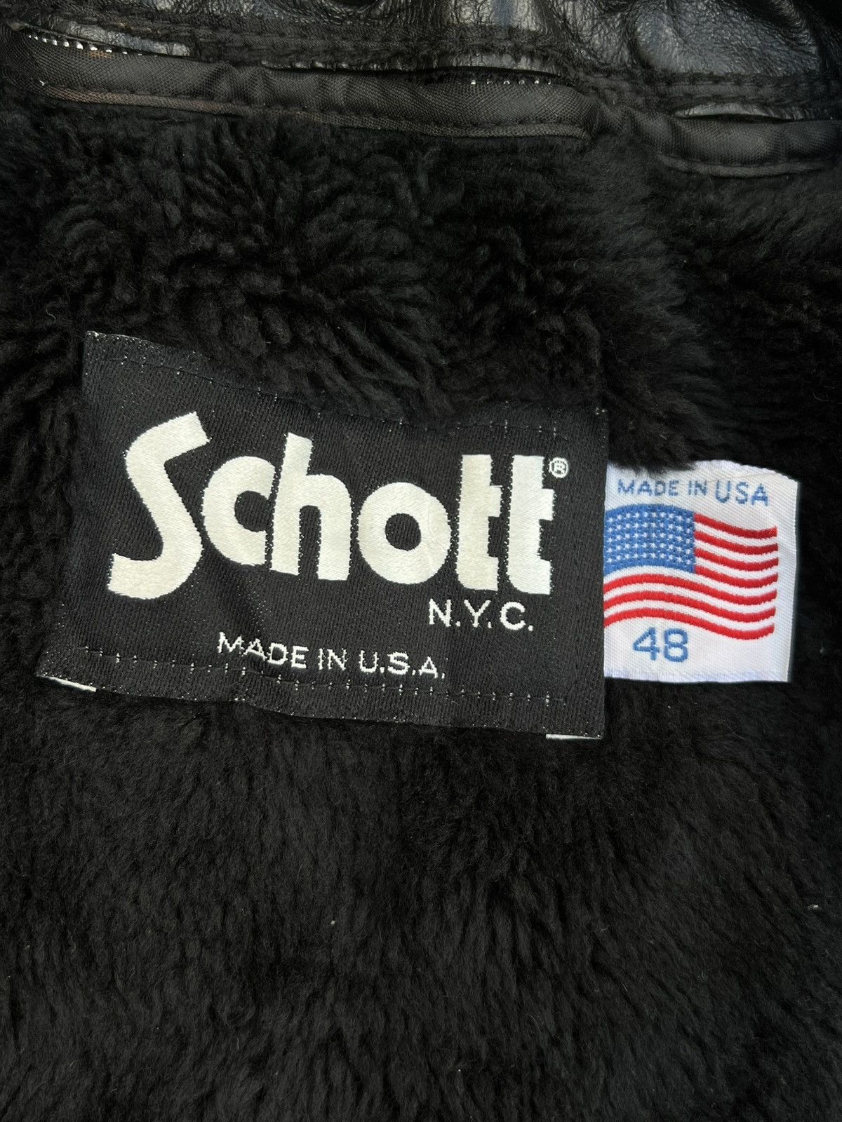 Schott VINTAGE SCHOTT NYC 184SM NAKED COWHIDE A-2 FLIGHT JACKET- M Size US M / EU 48-50 / 2 - 15 Thumbnail