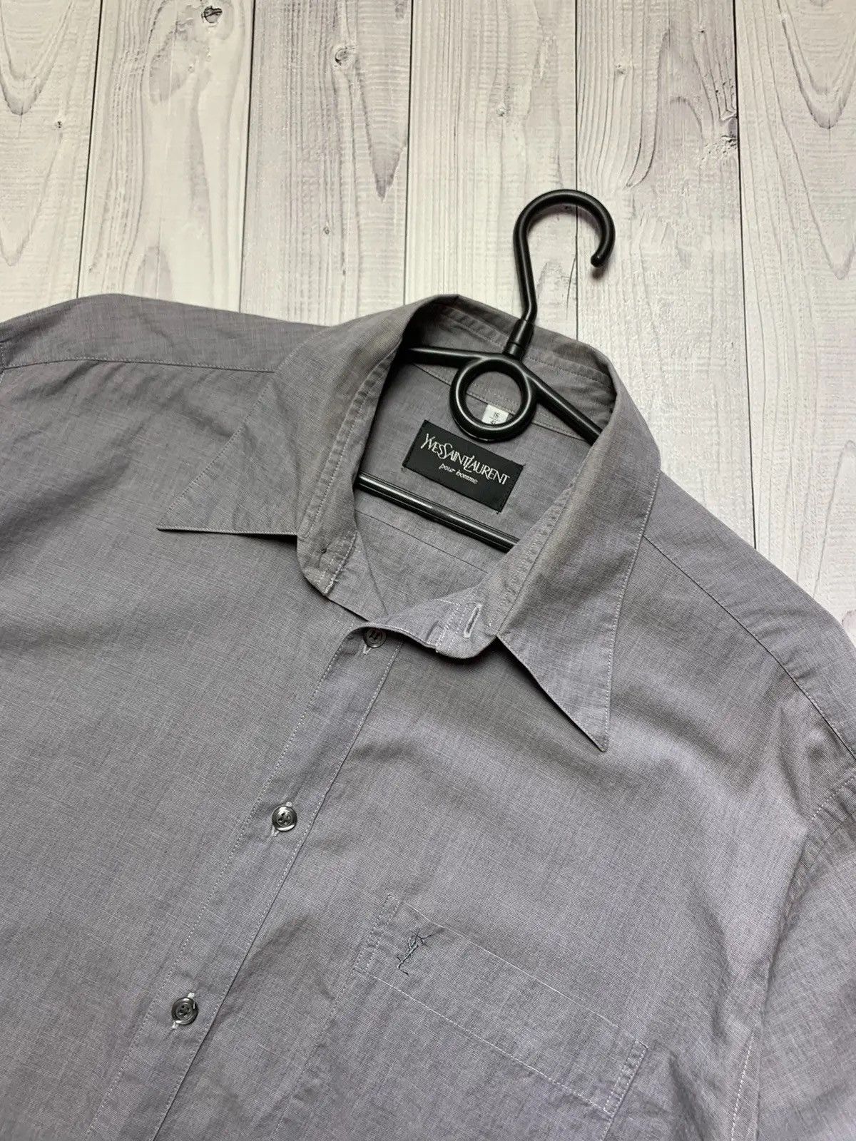 Yves Saint Laurent Vintage shirt Yves Saint Laurent YSL logo L Size US L / EU 52-54 / 3 - 2 Thumbnail