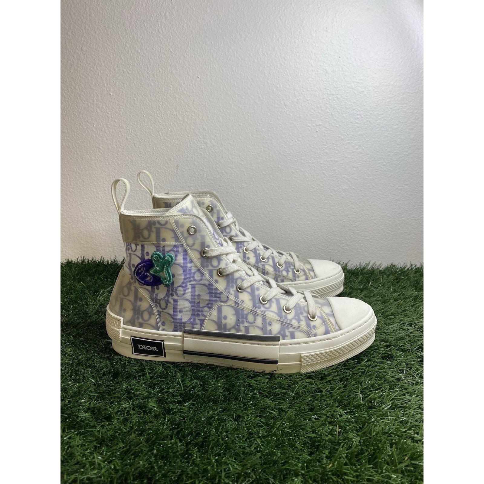 Dior Dior B23 High X Kenny Scarf Purple | Size 43 EU ( 10 US ) Size US 10 / EU 43 - 1 Thumbnail