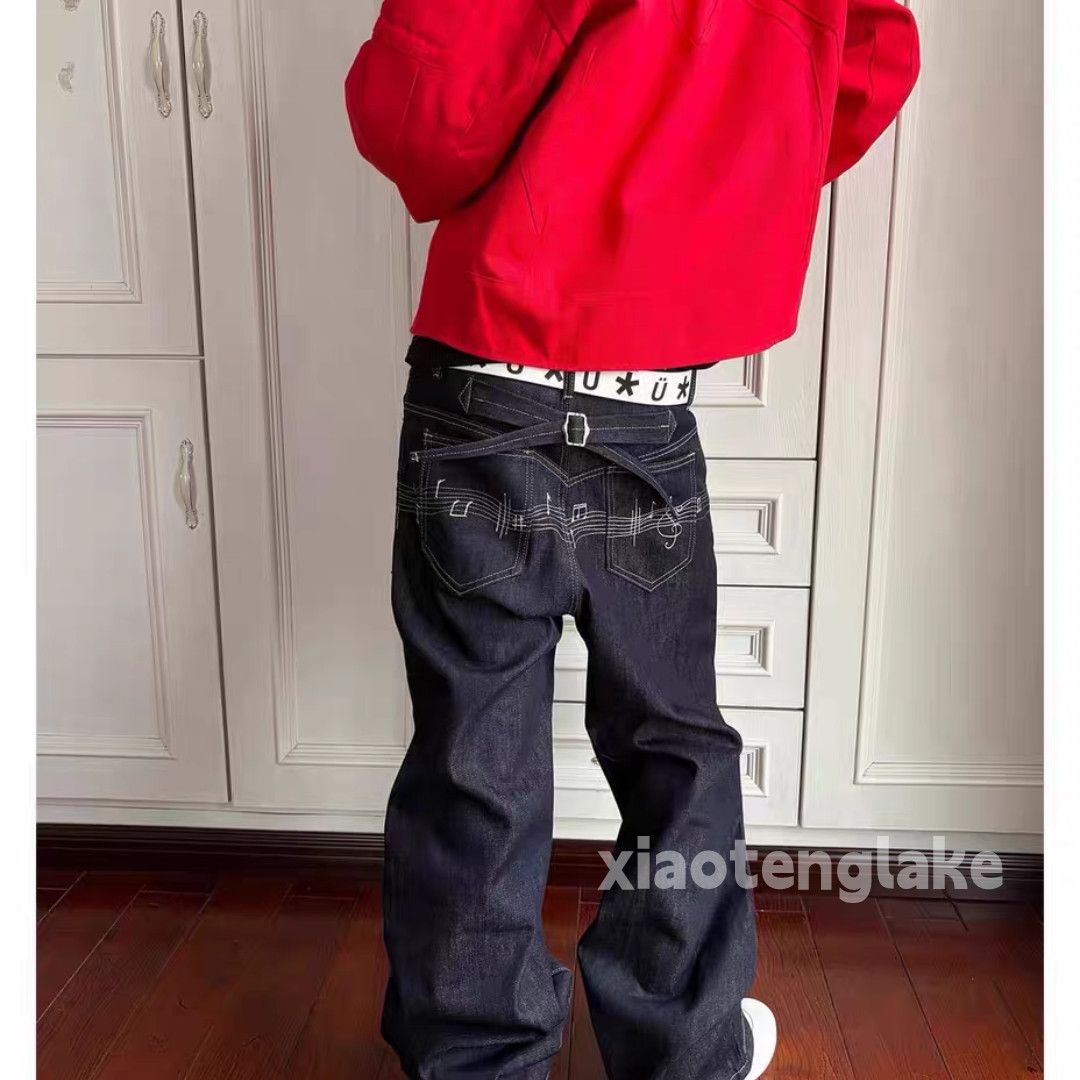 Jean xtl Louisvuitton alyx style y2k flared pattern jeans Size US 28 / EU 44 - 1 Thumbnail
