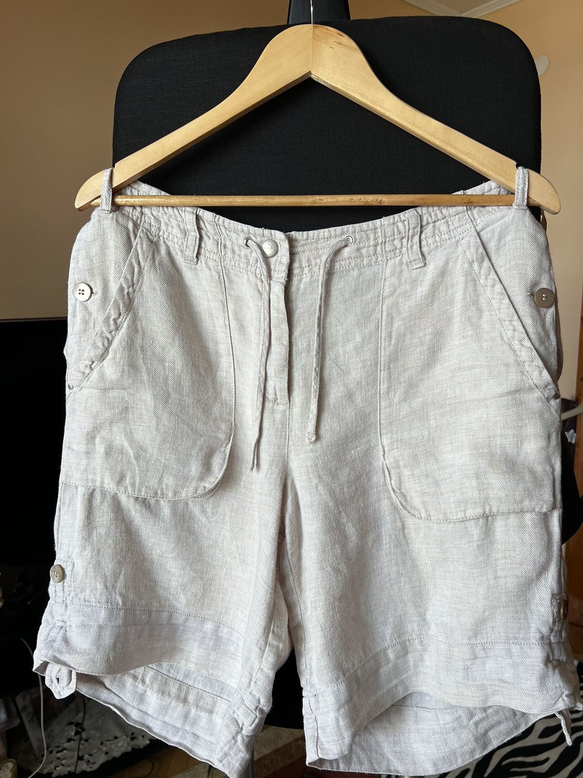 Max Mara × Weekend Max Mara Weekend Max Mara linen shorts womens Size 32" / US 10 / IT 46 - 2 Thumbnail