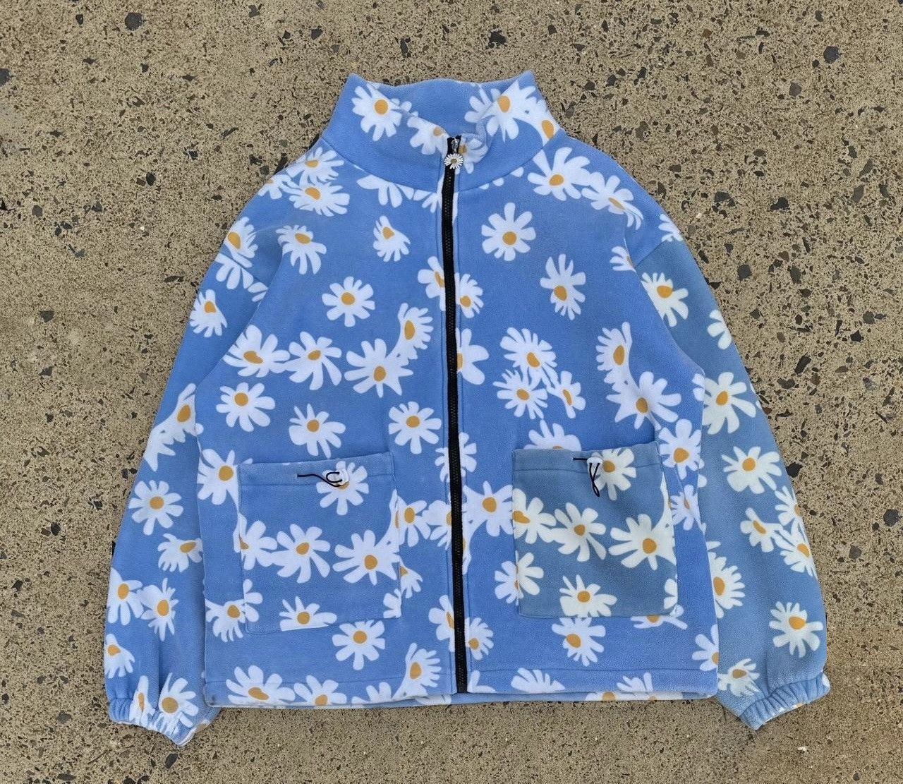 Japanese Brand × Vintage Vintage Chrysanthemum Fleece Jacket Size US XL / EU 56 / 4 - 1 Thumbnail