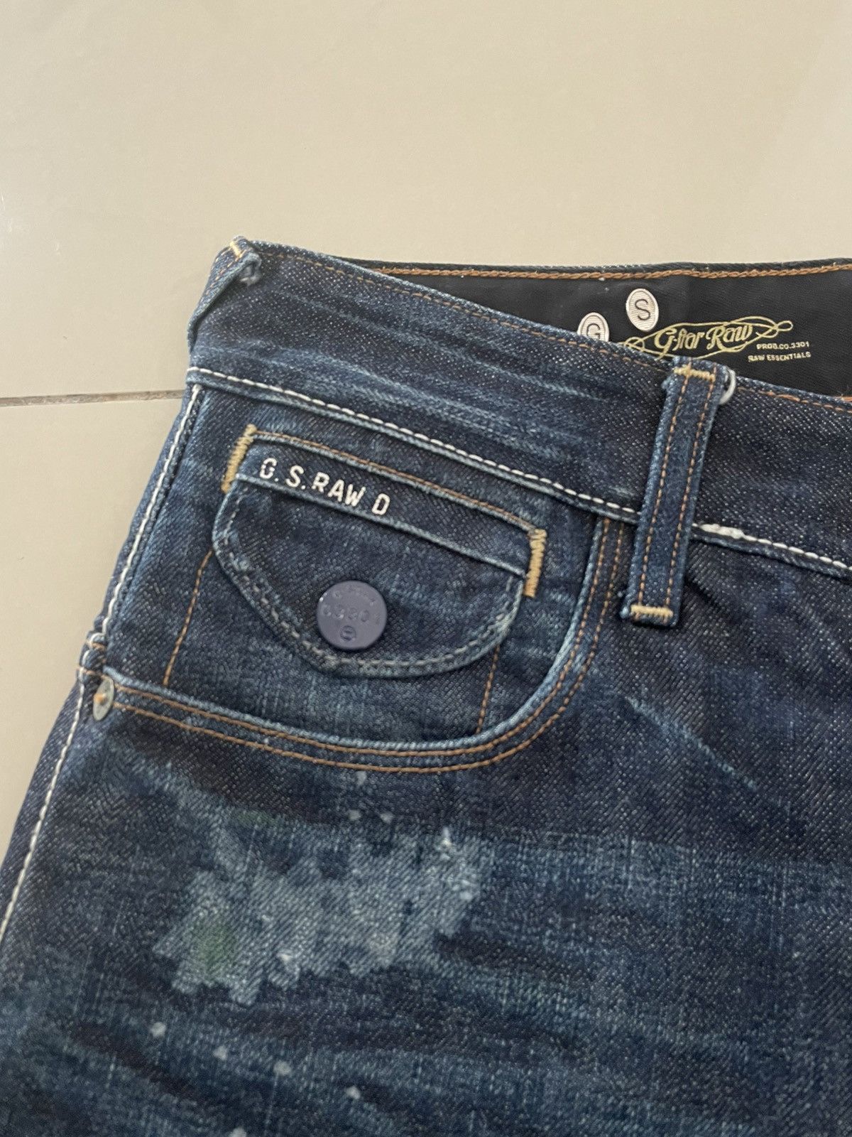 G-Star Final Drop‼️ G-Star Raw Selvedge Essentials Denim (25-020) Size US 32 / EU 48 - 5 Thumbnail
