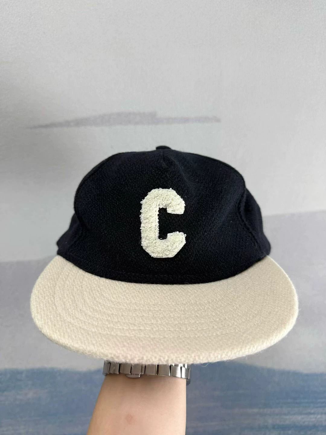 Celine Celine color-blocked wool baseball cap Size ONE SIZE - 2 Thumbnail