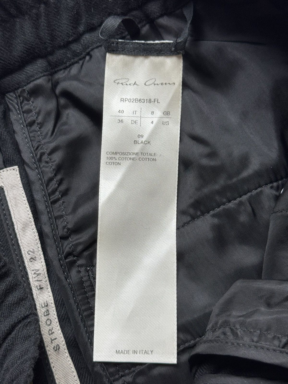 Rick Owens Rick Owens - Fall Winter 2022 STROBE Sweatpants Size US 28 / EU 44 - 13 Thumbnail