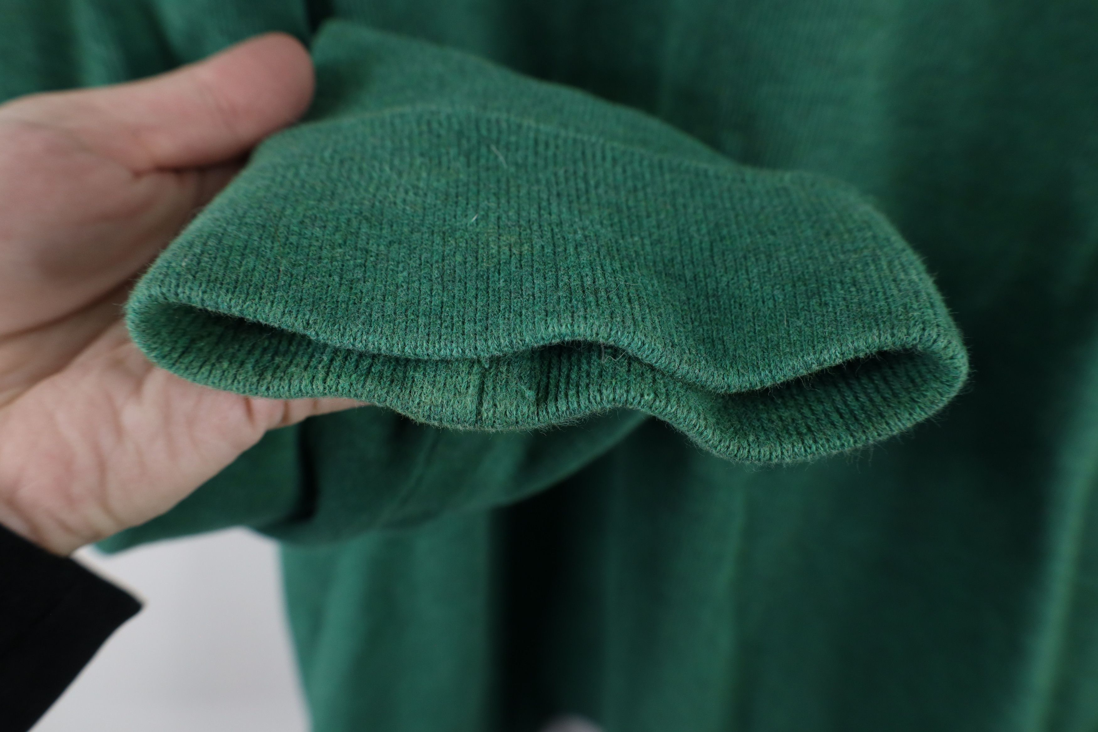 Ralph Lauren × Vintage Vintage Ralph Lauren Cotton Ribbed Knit Half Zip Sweater Size US XL / EU 56 / 4 - 7 Thumbnail