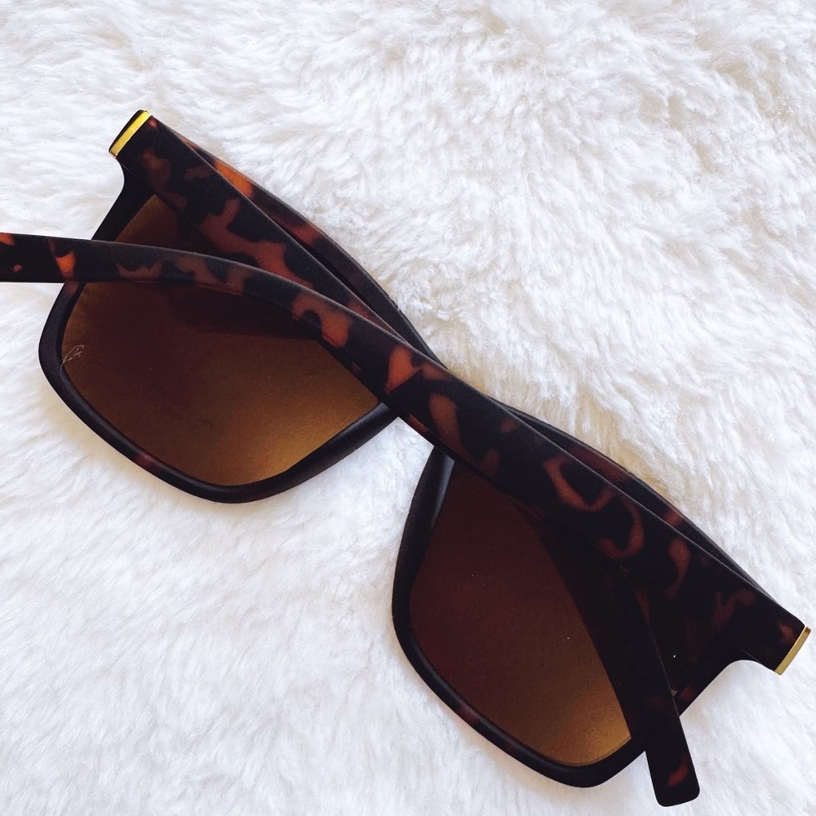 Other Otto Tortoise Brown Angular Frame Sunglasses Size ONE SIZE - 10 Thumbnail