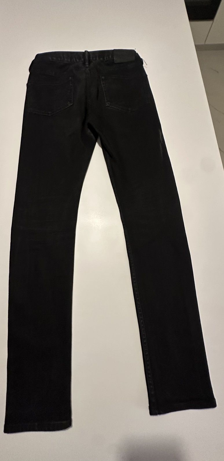 Allsaints All Saints Black Denim Cigarette Jeans Size US 30 / EU 46 - 10 Thumbnail