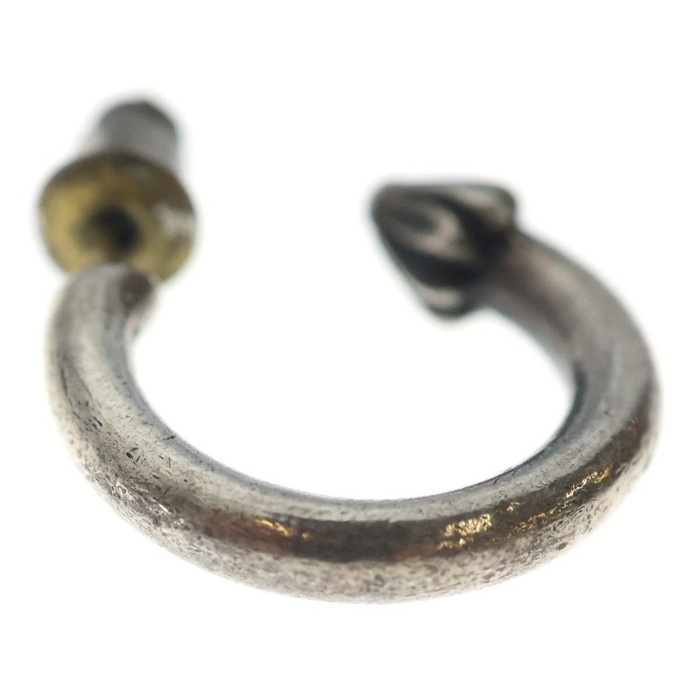 Chrome Hearts Chrome Hearts Plain Hoop Silver Earring Size ONE SIZE - 1 Thumbnail