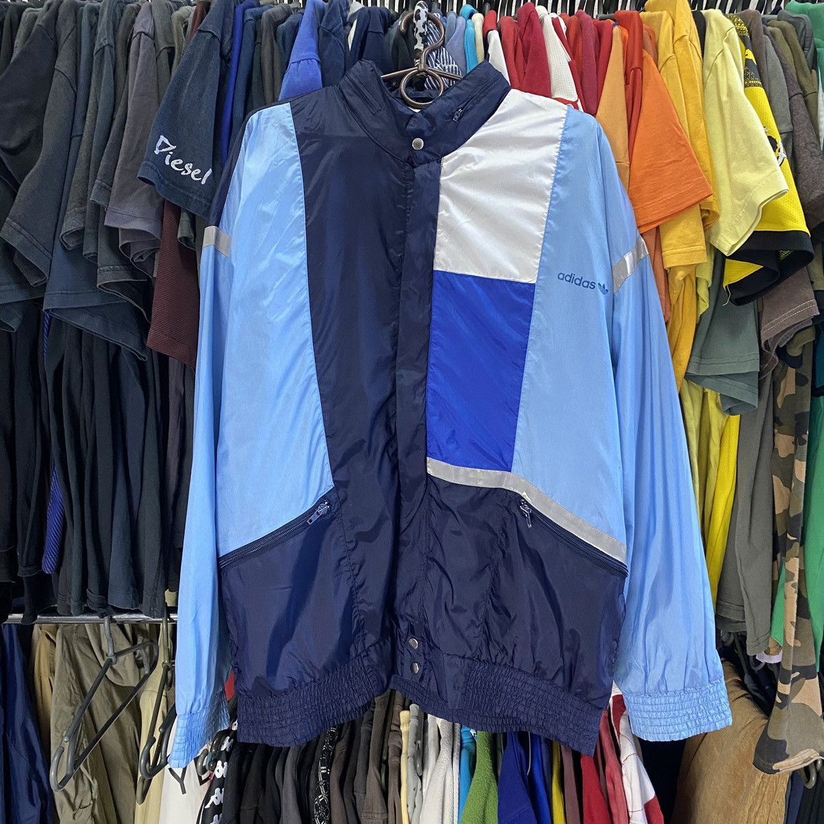 Vintage Vintage 90’s Adidas Small Logo Nylon Y2k light jacket Size US M / EU 48-50 / 2 - 1 Thumbnail