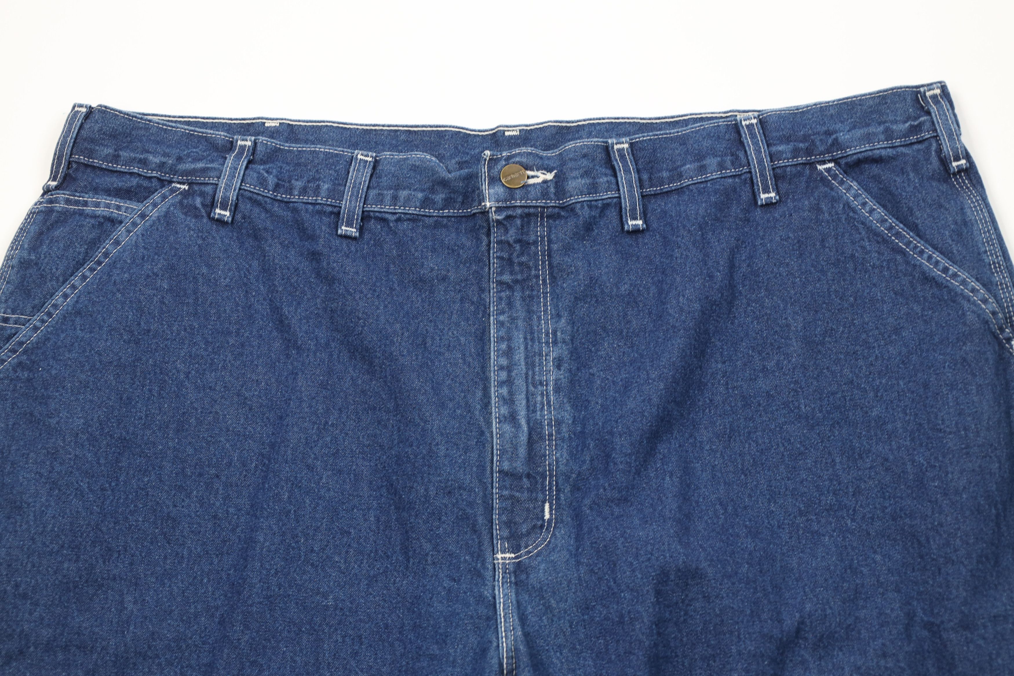 Carhartt Vintage Y2K Carhartt Wide Leg Dungaree Denim Jeans Cotton Size US 44 / EU 60 - 2 Thumbnail