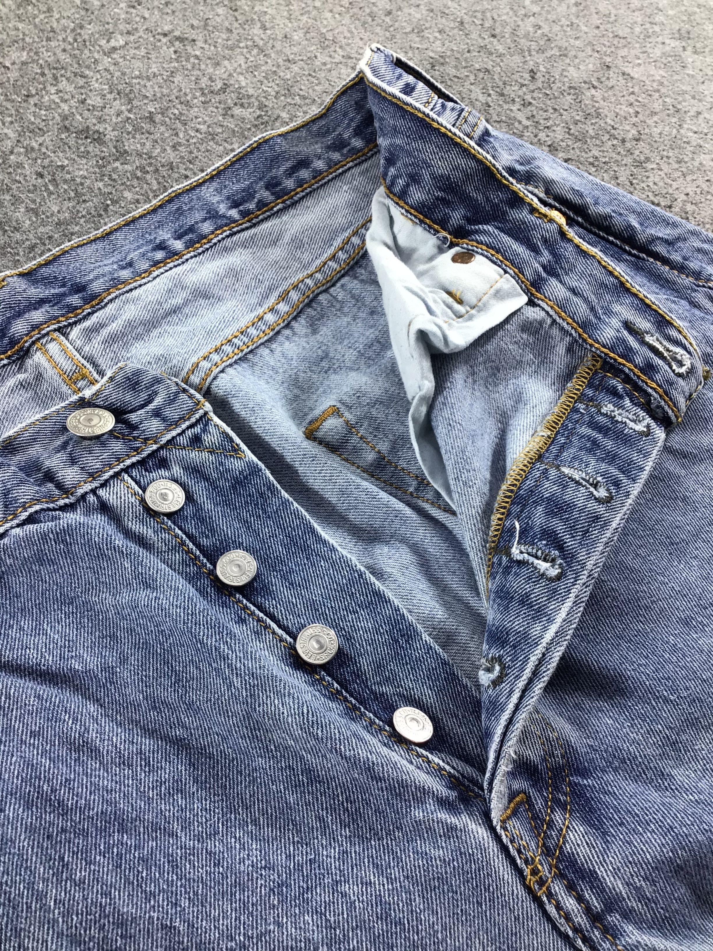 Levi's Blue Wash Levis 501 Jeans-J383 Size US 36 / EU 52 - 7 Thumbnail