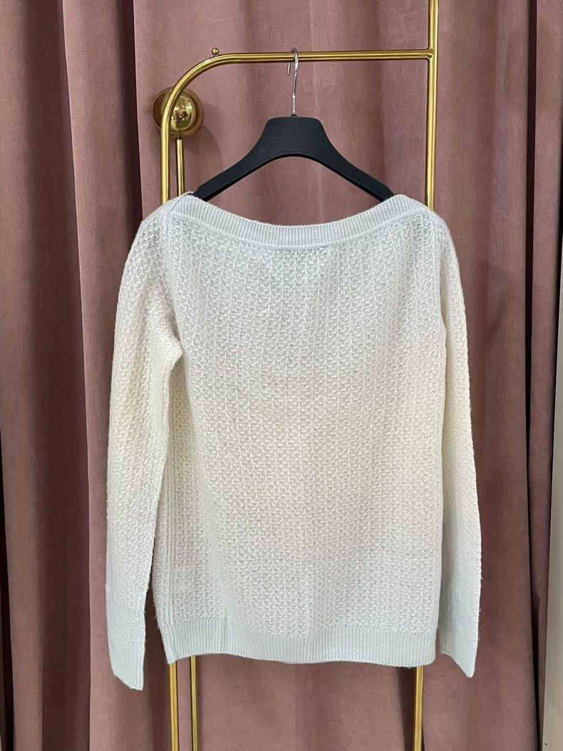 Loro Piana LORO PIANA A long-sleeved sweater with a straight collar Size M / US 6-8 / IT 42-44 - 2 Thumbnail