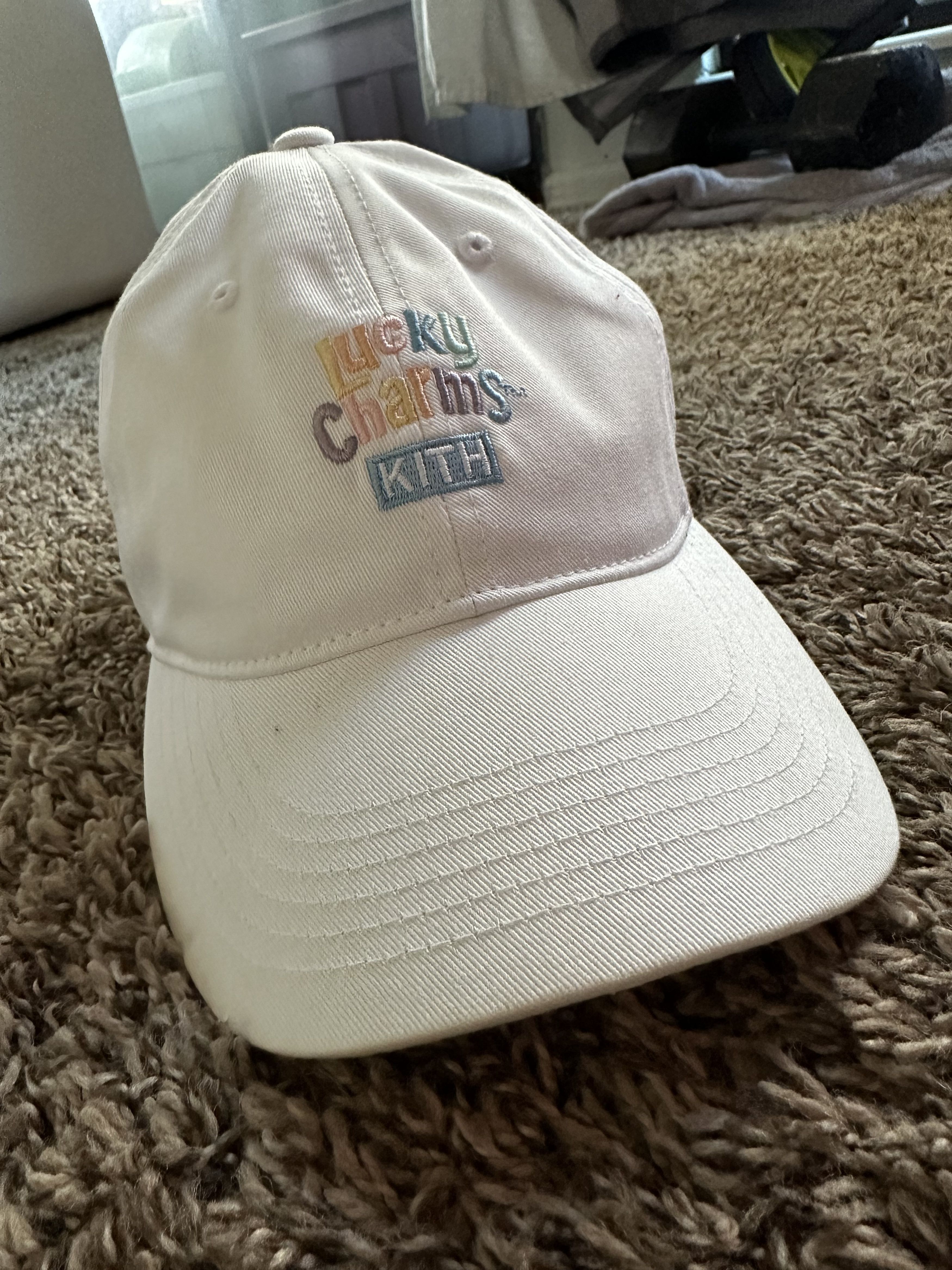 image of Kith X Lucky Charms Hat in White, Men's