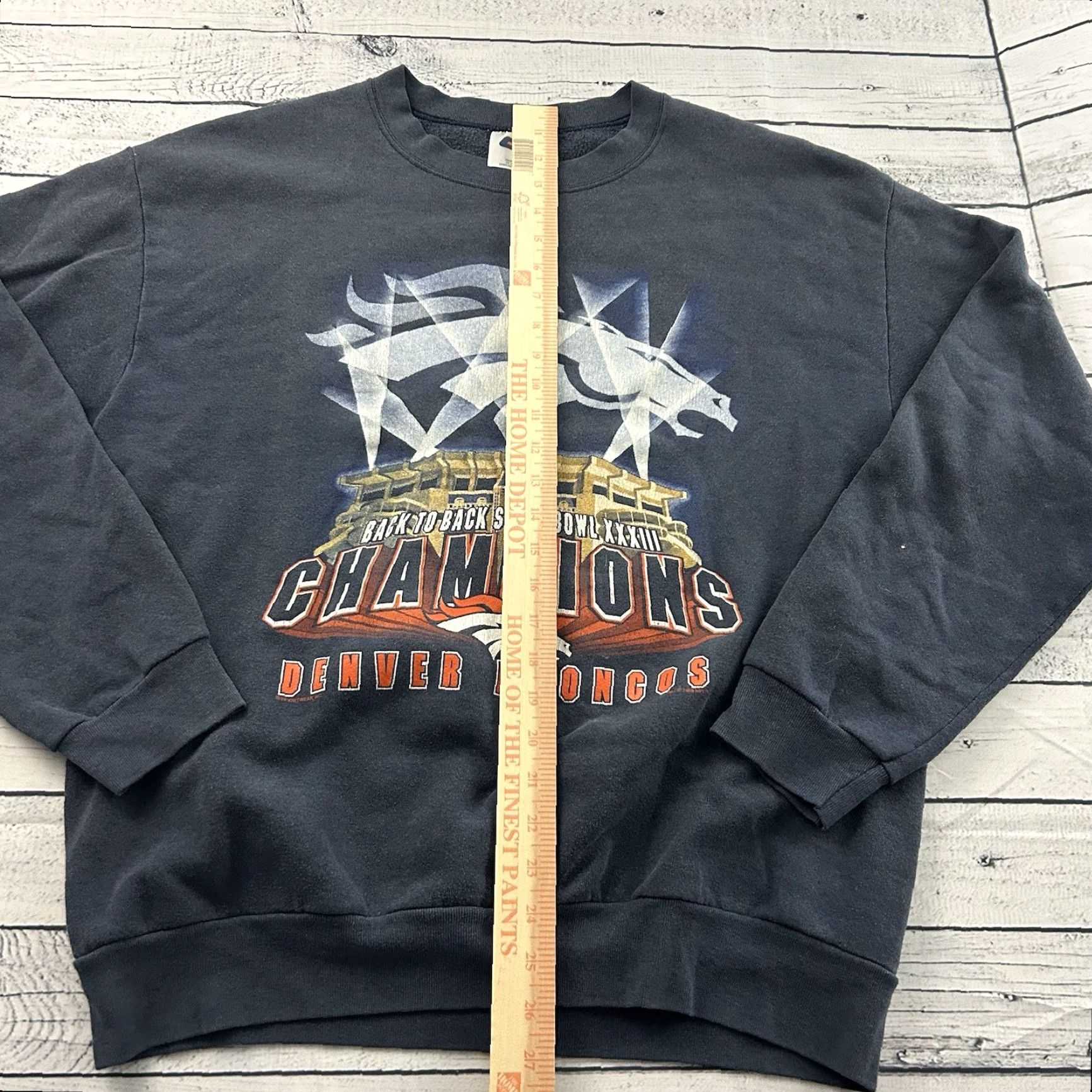 Vintage VINTAGE CSA Denver Broncos Superbowl Champs Crewneck Sweatshirt Men's Large Blue Size US L / EU 52-54 / 3 - 5 Thumbnail