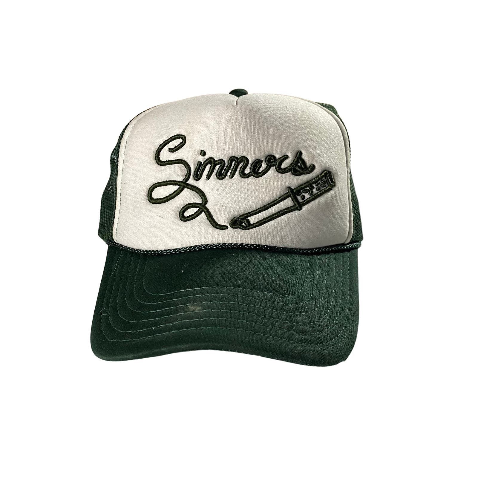 image of Sinners Trucker Cigarette Snapback Hat in Green, Men's