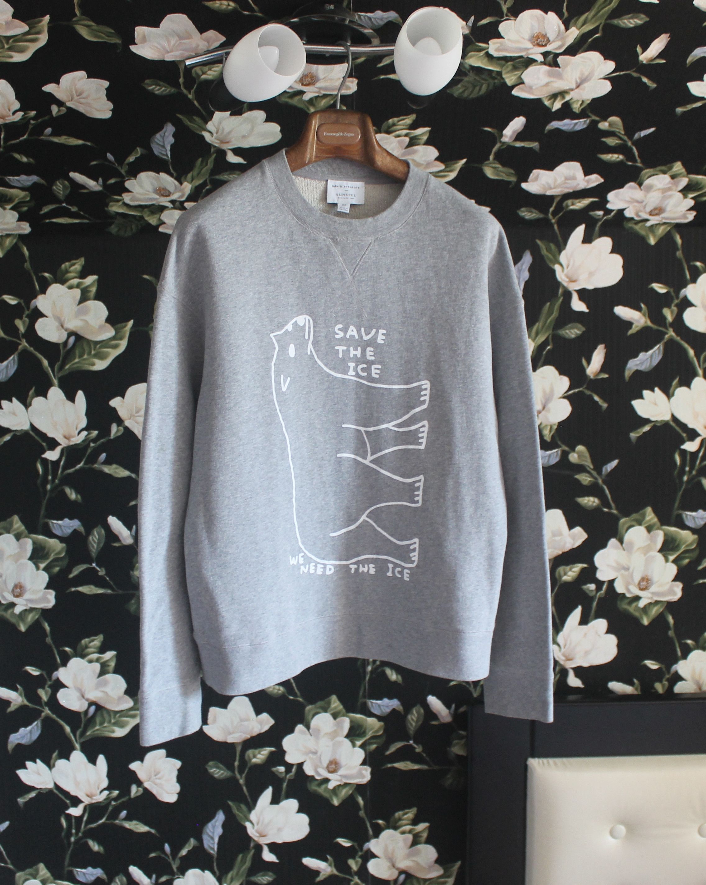 Sunspel David Shrigley x Sunspel Bear Sweatshirt Size XS / US 0-2 / IT 36-38 - 1 Thumbnail