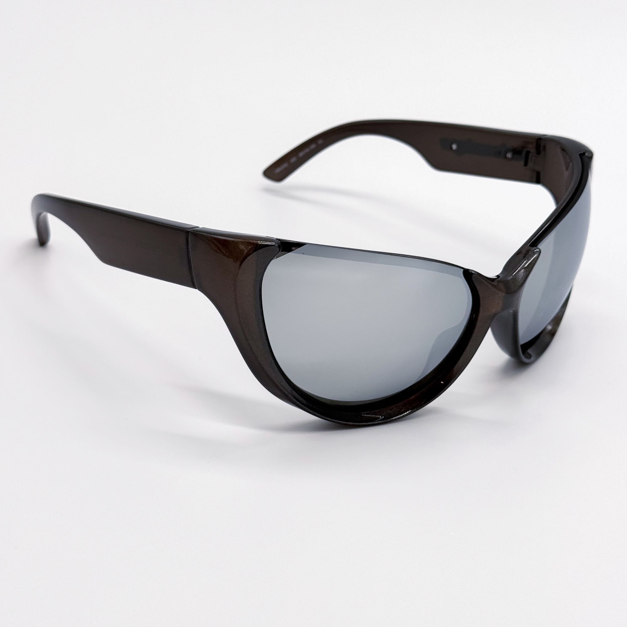 Balenciaga NEW BALENCIAGA BB0201S 002 SUNGLASSES BROWN OVERSIZED WOMEN Size ONE SIZE - 5 Thumbnail
