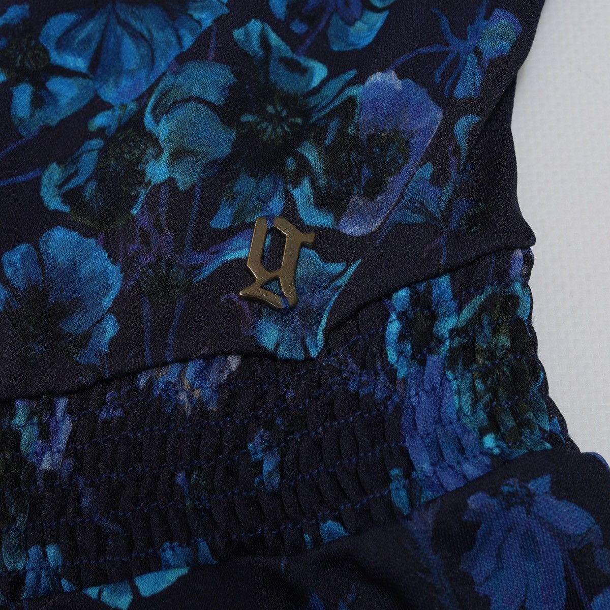 John Galliano Galliano Floral Print Flower Blue Top Longsleeve Blouse Size S / US 4 / IT 40 - 5 Thumbnail