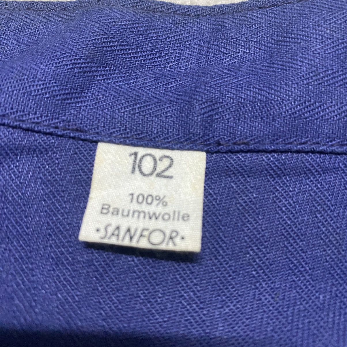 Le Laboureur Vintage 70s Sanfor French Work Pants Indigo Hbt Size US 40 / EU 56 - 20 Thumbnail