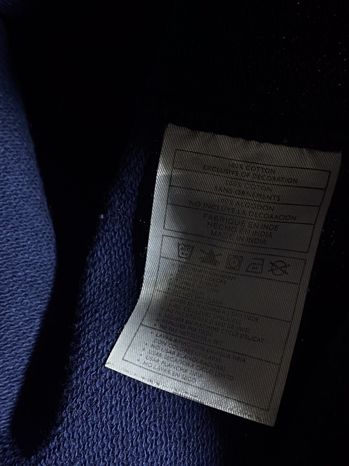Nike 🔥 Vintage Nike Y2k Swoosh Logo Boxy Sweatshirt Navy Blue Size US M / EU 48-50 / 2 - 12 Thumbnail