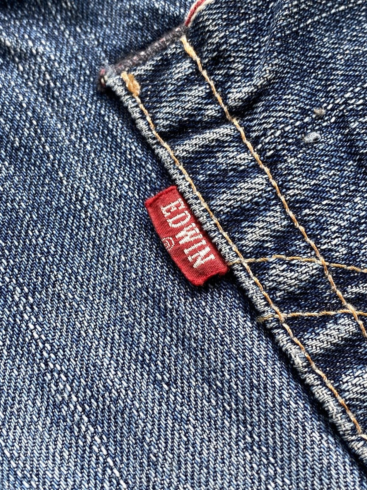 Edwin Thrashed Edwin 505 Red Line Selvedge Denim 🇯🇵 Size US 30 / EU 46 - 12 Thumbnail
