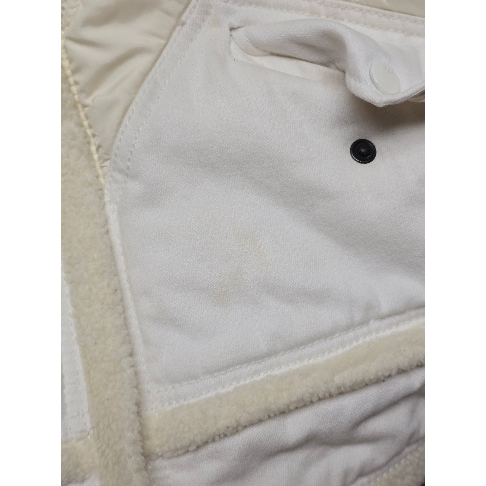 Tommy Hilfiger Womens Tommy Hilfiger White Quilted Jacket XL Ivory Coat Size XL / US 12-14 / IT 48-50 - 5 Thumbnail