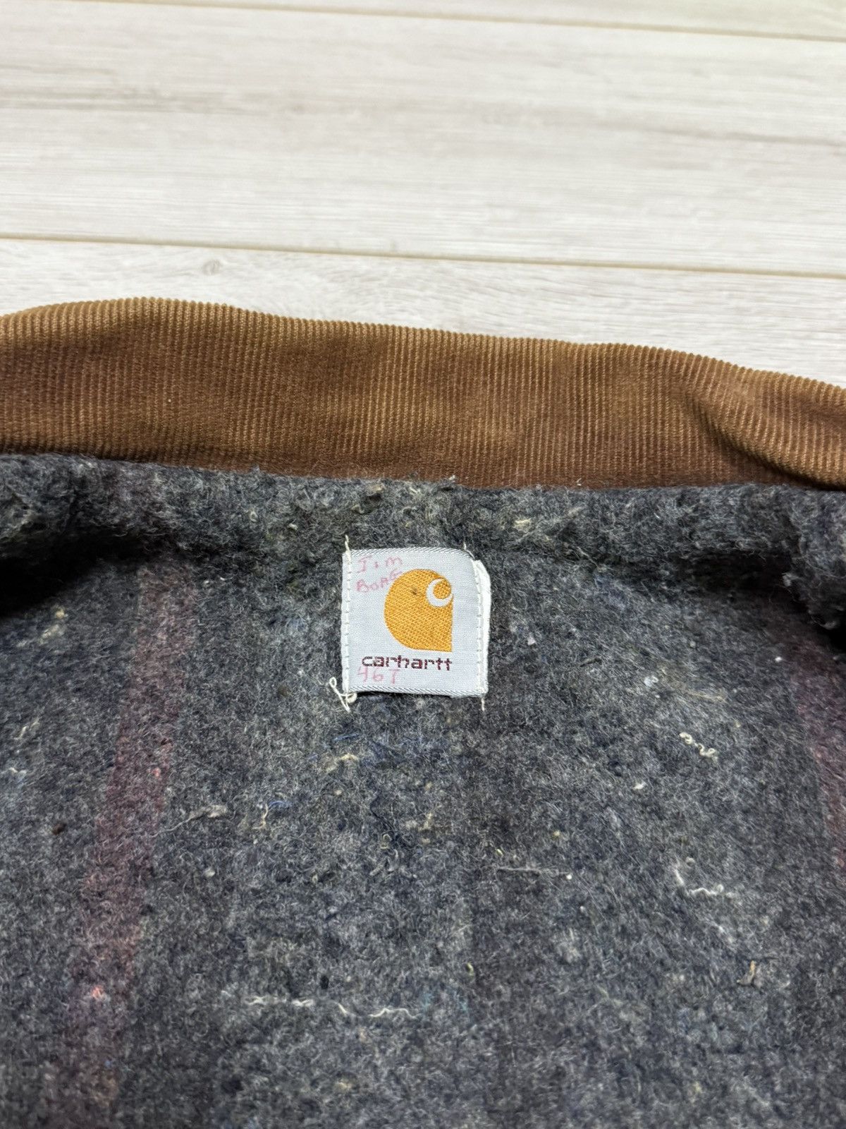 Carhartt Carhartt detroit vintage distressed jacket buttons Size US XL / EU 56 / 4 - 5 Thumbnail