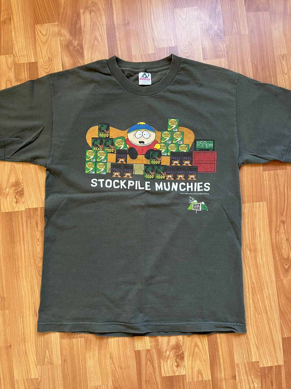 Vintage Vtg 99 Comedy Central Southpark Cartman Stockpile Munchies L Size US L / EU 52-54 / 3 - 1 Thumbnail