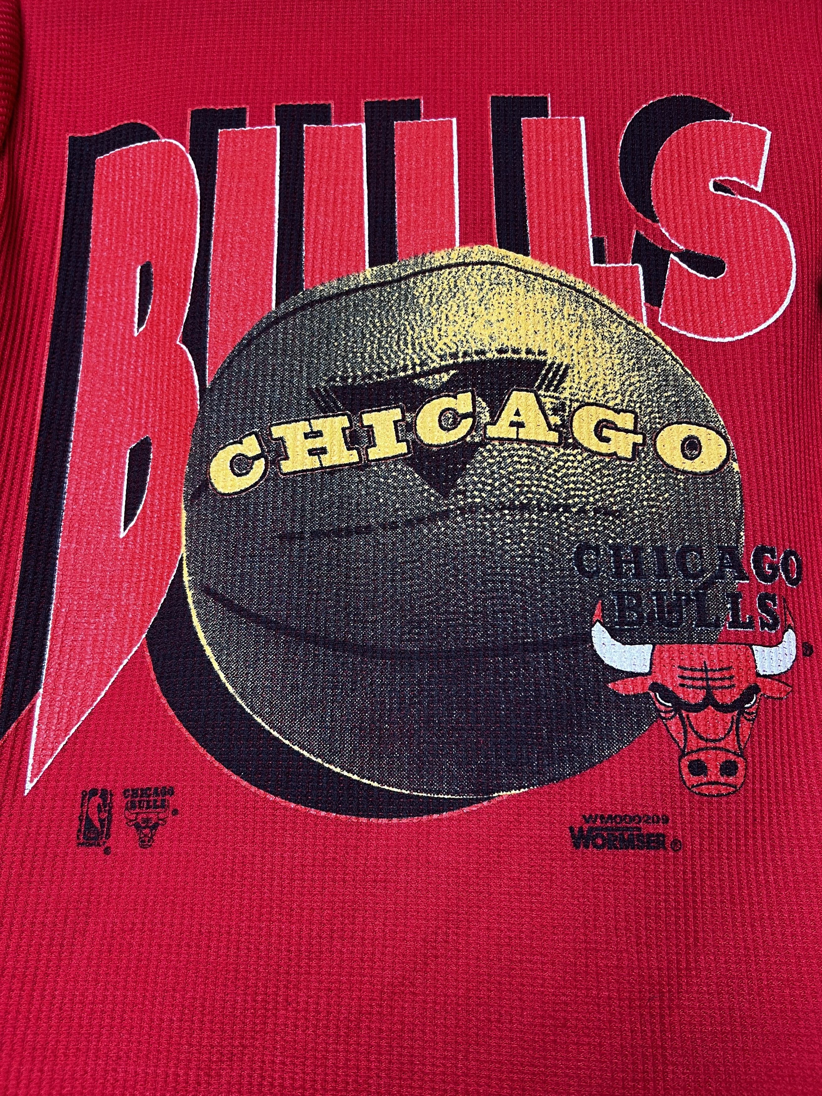 Vintage Vintage Chicago Bulls Logo Long Sleeve Thermal Size US S / EU 44-46 / 1 - 5 Thumbnail