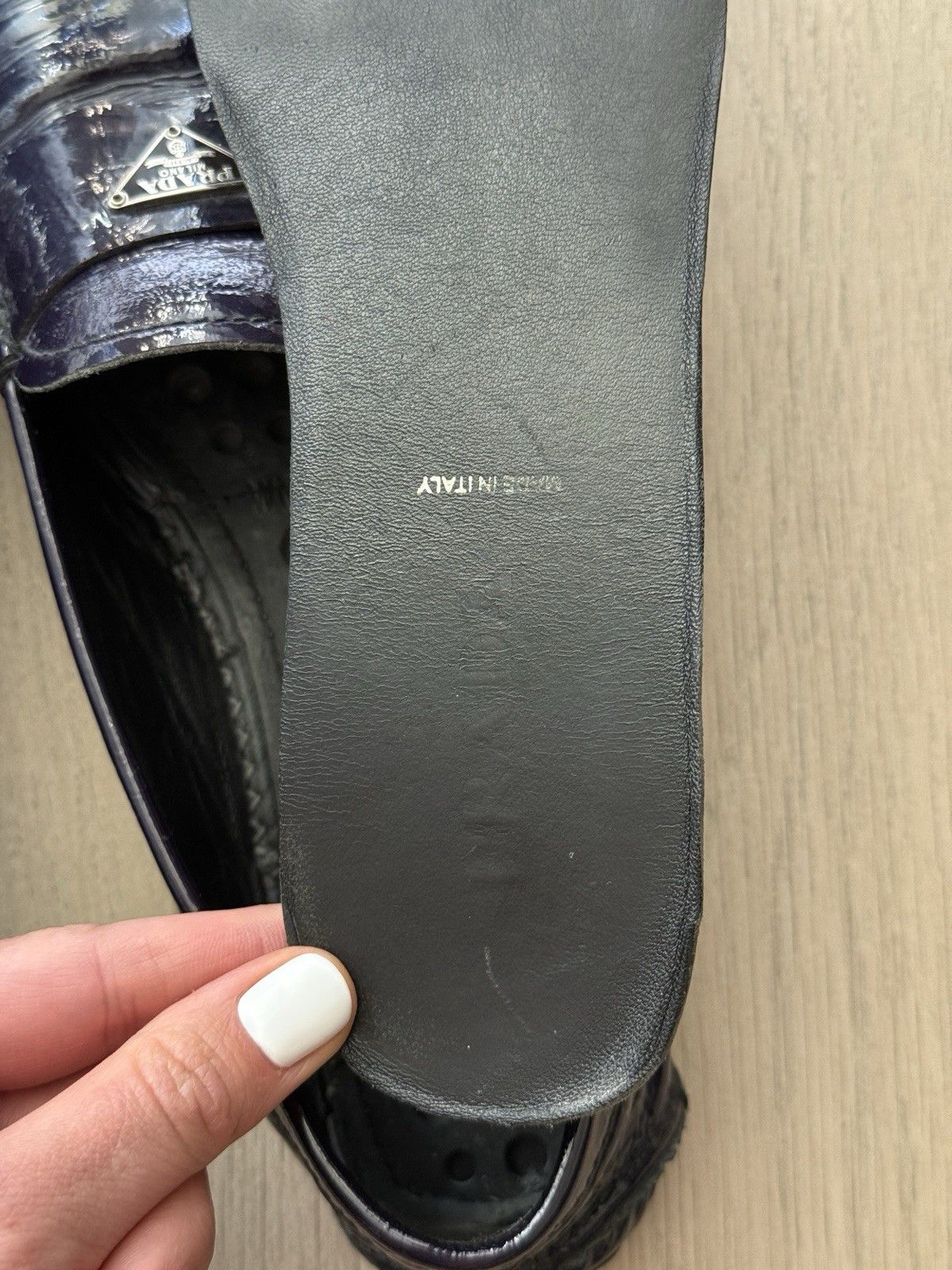 Prada Prada Vintage Purple Patent leather Flats Loafers Size US 10 / IT 40 - 17 Thumbnail