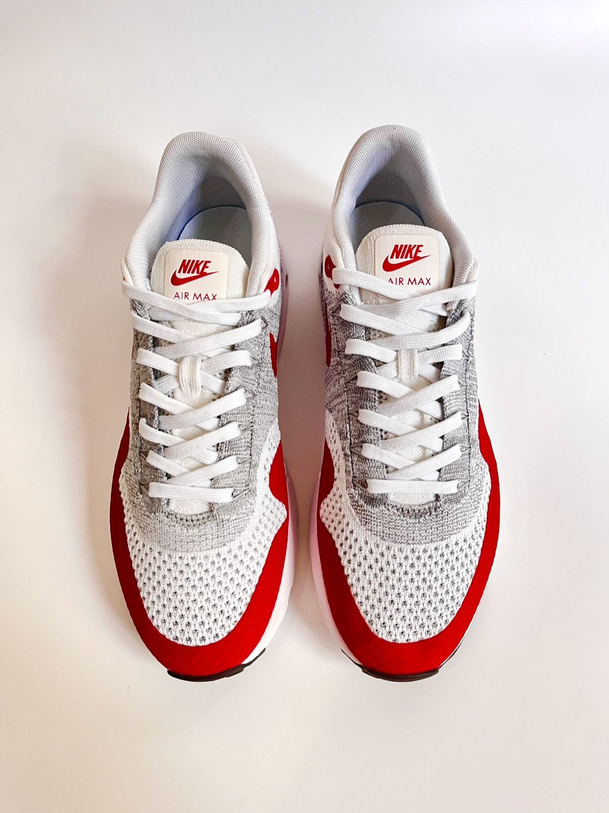 Nike Nike Air Max 1 OG Flyknit “University Red” Size US 10.5 / EU 43-44 - 7 Thumbnail