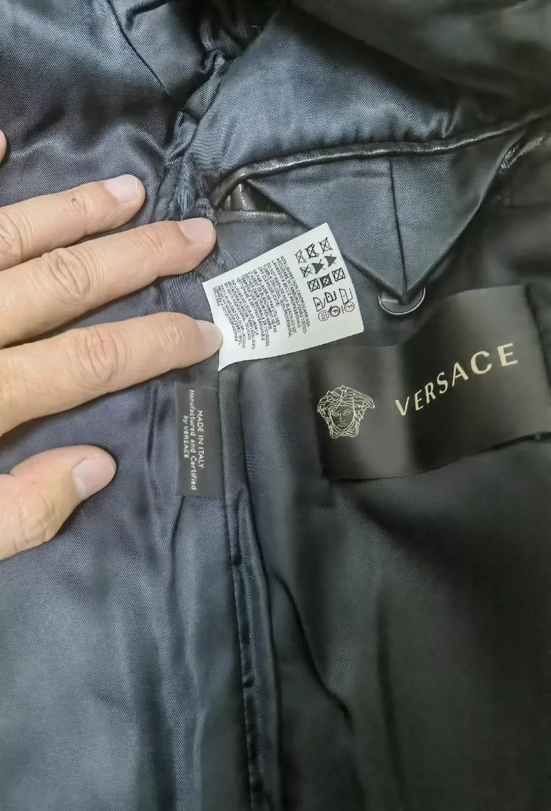 Versace Versace Jacket with thin cotton leather Size US M / EU 48-50 / 2 - 4 Thumbnail