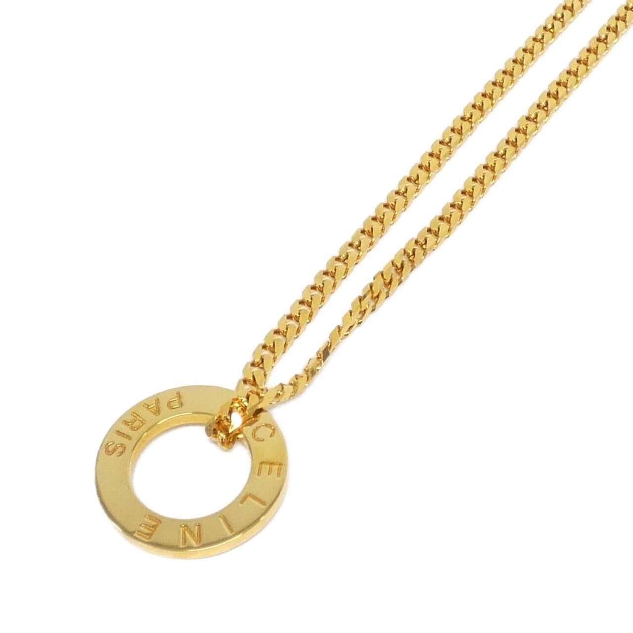 Celine Celine Vintage Necklace Metal Necklace DUTY FREE for USA