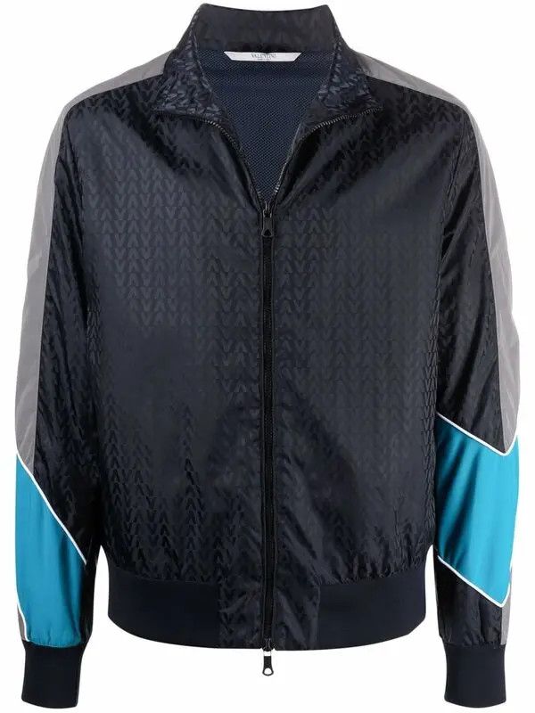 Valentino o1y0525 Bomber Jacket in Black Size US S / EU 44-46 / 1 - 1 Thumbnail