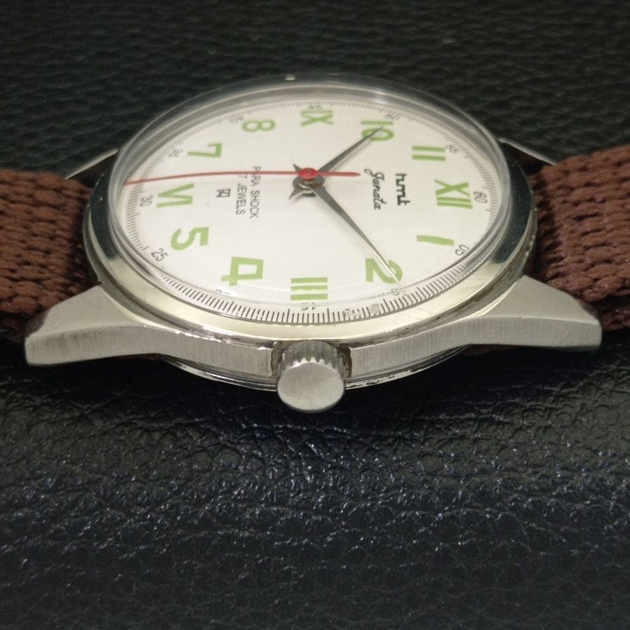 HMT AUTHENTIC HMT JANATA HAND-WINDING MENS WATCH a700095-a Size 38 - 5 Thumbnail